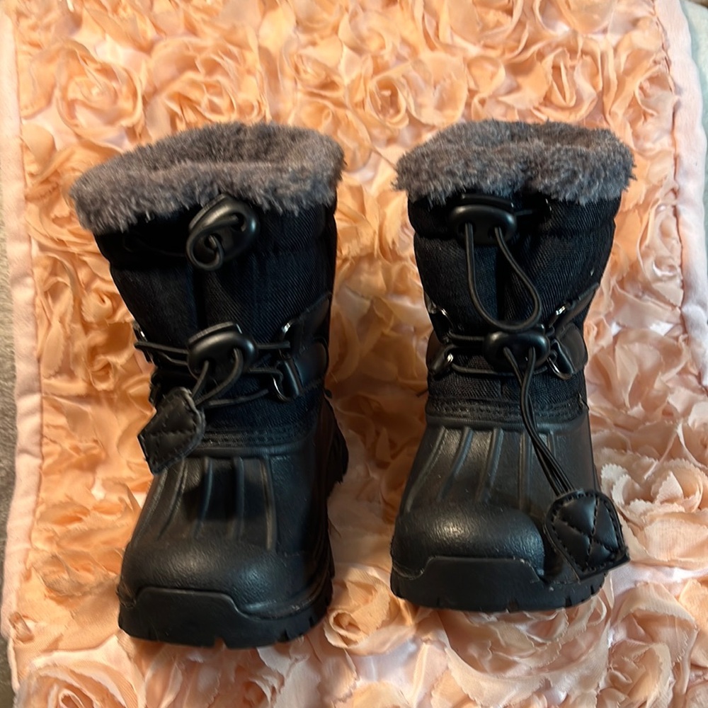 DREAM KIDS Black SNOW boots